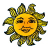 Sun icon for weather radar